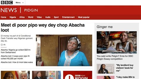 bbc pidgin